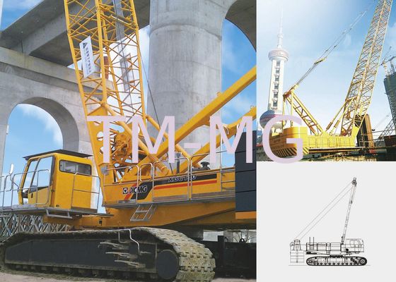 جودة  Jib Tracked Hydraulic Crawler Crane QUY130, Knuckle Boom Crane for Lifting Heavy Things مصنع